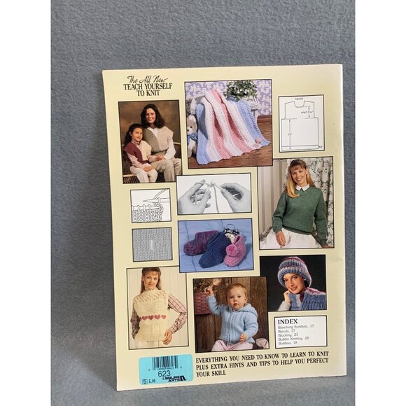 The All New Teach Yourself To Knit By Evie Rosen - Picture 2 of 2